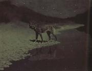 Moonlight,Wolf (mk43) Frederic Remington